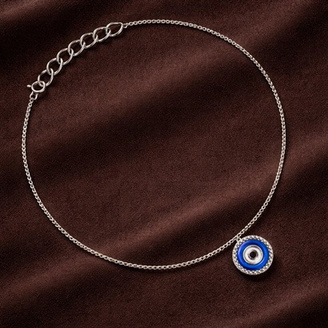 Catalogue reference for LAZELLE Evil Eye Drop anklet
