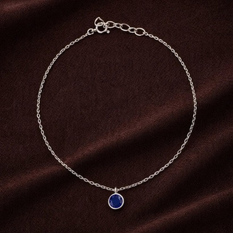 Catalogue reference for LAZELLE Blue Sparkle Anklet