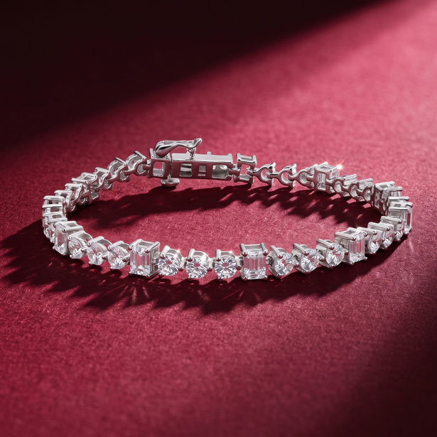 Catalogue reference for LAZELLE Alternating Tennis Bracelet