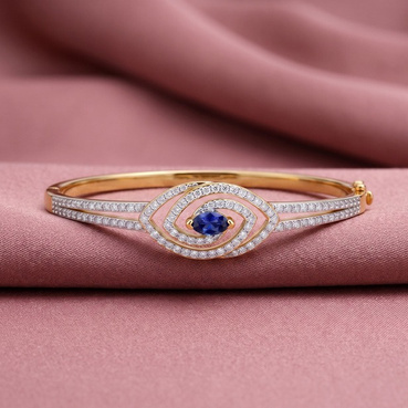 Catalogue reference for LAZELLE Blue Eye Halo Bracelet