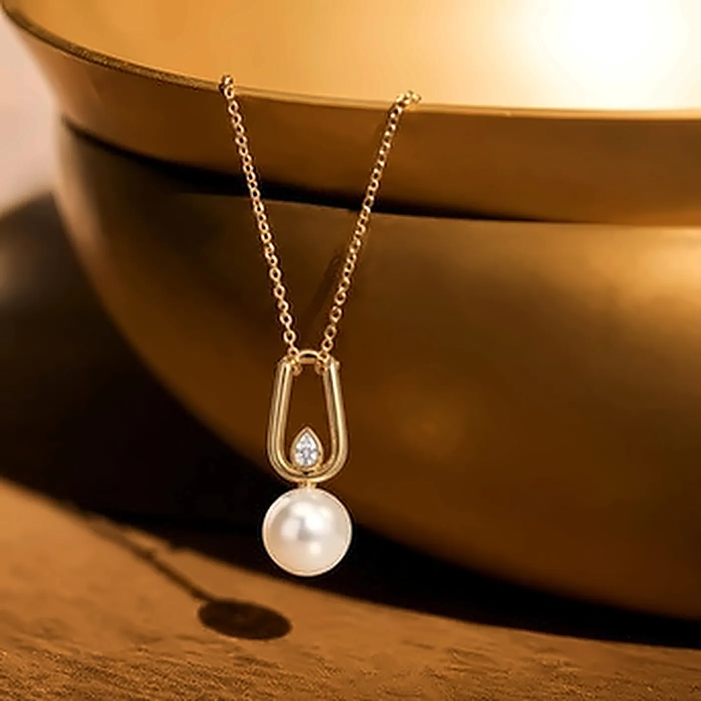 Catalogue reference for LAZELLE Pearl Locket Pendant