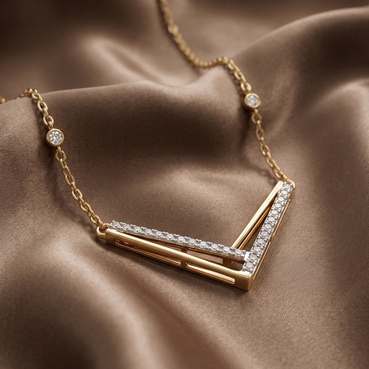 Catalogue reference for LAZELLE Chevron Pendant