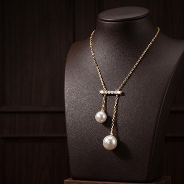 Catalogue reference for LAZELLE Pearl Bar Drop Pendant