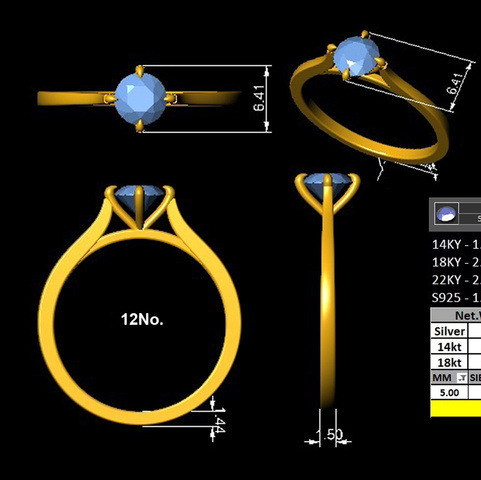 Catalogue reference for LAZELLE Ring LJ-LR-737