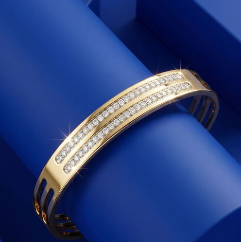 Catalogue reference for LAZELLE Twin Line Cuff Bracelet