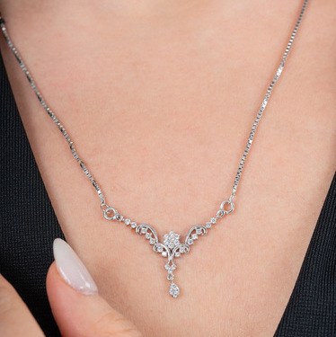 Catalogue reference for LAZELLE Floral Sparkle Mangalsutra