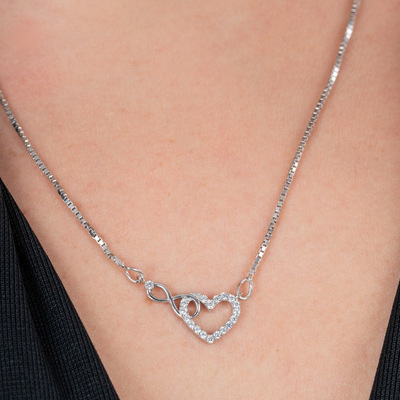 Catalogue reference for LAZELLE Infinity Heart Sparkle Mangalsutra
