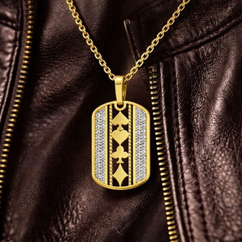 Catalogue reference for LAZELLE Card Motif Pendant